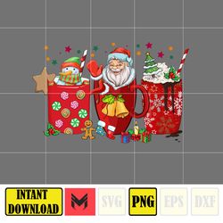 Christmas Coffee Latte Png, Christmas Coffee Png, Christmas Png, Pink Christmas Coffee Png, Printable File (1)