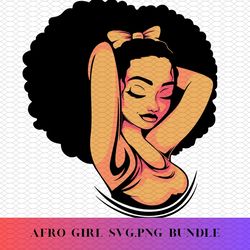 Discover Captivating Afro-Inspired SVG Cut Files: Unleash Your Creativity with Afro Woman, Afro Girl, Black Woman, Afric