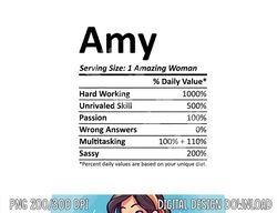 AMY Nutrition Personalized Name Funny Christmas Gift Idea png, sublimation copy