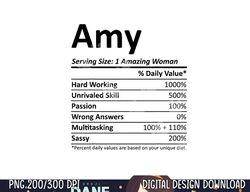 AMY Nutrition Personalized Name Funny Christmas Gift Idea png, sublimation copy