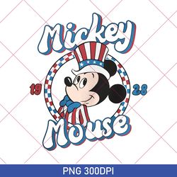 Vintage Mickey 4th Of July PNG, Vintage Mickey 1928 PNG, 4th Of July PNG, Disney Vacation PNG, Disney Holiday Family