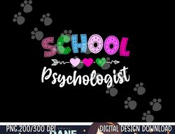 Back To School Psychologist Appreciation Psychology Teacher  png, sublimation copy