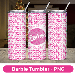 Barbie tumbler design, 20 oz straight tumbler design, sublimation image, tumbler wrap barbie sublimation, tumbler wraps