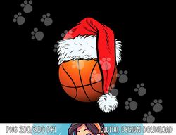 Basketball Christmas Ball Santa Hat Xmas Boys Men Sport png, sublimation copy