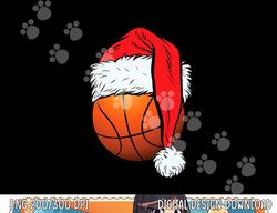 Basketball Christmas Ball Santa Hat Xmas Boys Men Sport png, sublimation copy