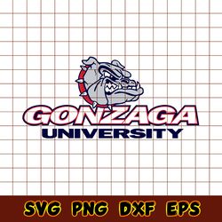 NCAA Gonzaga Bulldogs Logo Svg, Gonzaga Bulldogs Svg, NCAA Svg, Sport Svg, Png Dxf Eps, Instant Download