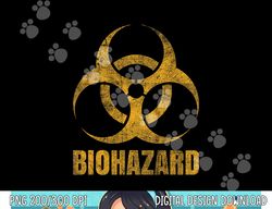 Biohazard Symbol - Distressed weathered look - Halloween fun png,sublimation copy