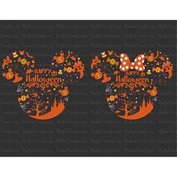 Bundle Happy Halloween Svg, Trick Or Treat Svg, Spooky Vibes Svg, Boo Svg, Fall Svg, Svg, Png Files For Cricut Sublimati