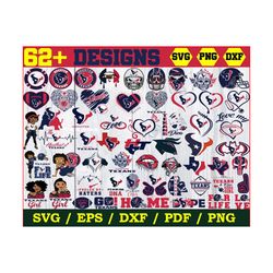 62 Designs Houston Texans Football Svg Bundle, Texans Svg (zip 50 file)
