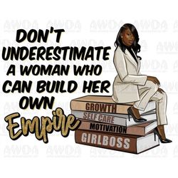 Girl boss motivation quotes png sublimation design download, afro woman png,fashion black woman png,boss lady png,sublim