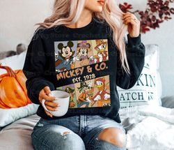 Mickey and Co 1928 Halloween Shirt, Disney Halloween, Mickey and Friends Halloween, Disney Matching Tee, Mickey Not So S
