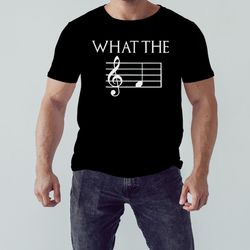 What the f musical note shirt, Shirt For Men Women, Graphic Design