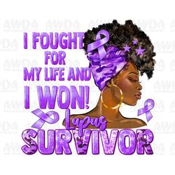 Lupus survivor black woman png sublimation design download, Lupus Awareness png, Lupus ribbon png, sublimate designs dow