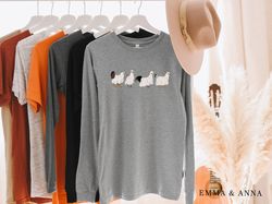 Halloween Shirt, Ghost Chicken Shirt, Ghost Shirt, Halloween Tshirt, Chicken Lover Gift, Fall Shirts, Farm Animal Shirt,