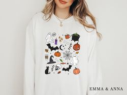Halloween Sweatshirt, Halloween Sweater, Halloween Crewneck, Fall Sweatshirt, Fall Sweater, Halloween Party Shirt, Trick