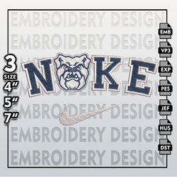 NCAA Embroidery Files, Nike Butler Bulldogs Embroidery Designs, Butler Bulldogs, Machine Embroidery Files