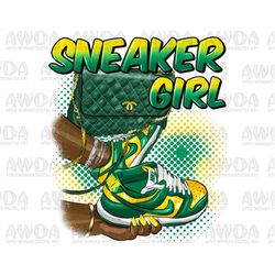 Sneaker girl black woman png sublimation design download, black woman hands png, sneaker girl png, sublimate designs dow