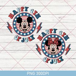 Disney 4th Of July PNG, Mickey And Friends Independence Day PNG, Disney Patriotic, Disney Flowers 4th of July, Disney