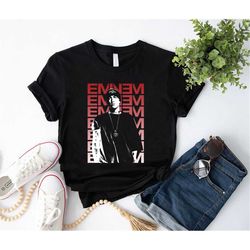 Rapper Eminem Unisex Shirt, Hip Hop Eminem Slim Shady Shirt, Graphic Eminem Fan Gift Shirt, Eminem Rap God T Shirt, Emin