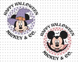 Halloween Mouse And Friends SVG Bundle, Happy Halloween Svg, Spooky Vibes Svg, Halloween Costume Svg, Trick Or Treat Png