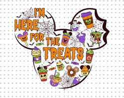 Im Here For The Treat SVG, Halloween Foods And Drinks Svg, Spooky Vibes Svg, Happy Halloween Svg, Trick Or Treat Png, Ha