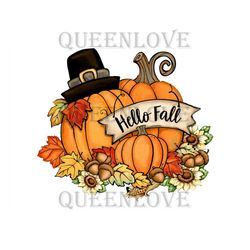 Hello Fall Sublimation Png