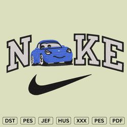 Nike Sally Embroidery Design - Nike Machine Embroidery Files - DST, PES, JEF