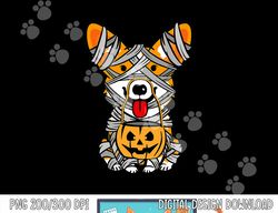 Cute Halloween Costume Welsh Corgi Mummy Dog Lover Design png, sublimation copy