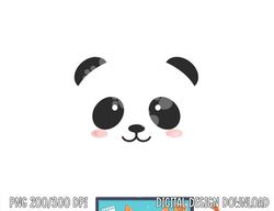 cute halloween panda bear face png, sublimation costume kids gift png, sublimation copy