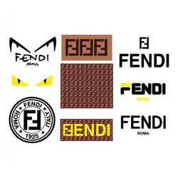 Fendi Logos Svg Bundle, Trending Svg, Fendi Svg, Fendi Roma Svg, Fendi Logo Svg, Fendi Roma Logo Svg, Fendi Italy Svg, F