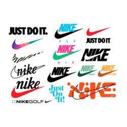 Nike Logos Svg Bundle, Trending Svg, Nike Svg, Nike Logo Svg, Nike Brand Svg, Just Do It Svg, Nike Air Svg, Nike Golf Sv