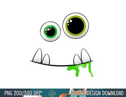 Cute Monster Face Halloween Group Costume Gift Tee png, sublimation copy
