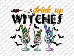 drink up witches design png, halloween design,witch design,halloween png, witch hat png, hand drawn, sublimation design,
