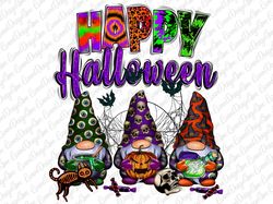 Happy Halloween Halloween Gnomies Png, Happy Halloween Gnomies Png Sublimation Design, Witch Gnomes Halloween Png,Witch
