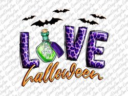 Love Halloween Poison Bottle Png, Love Halloween PNG, Hand Drawn, Sublimation Design, LOVE Halloween, Poison Bottle Desi