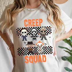 Creep squad Png, Retro Halloween Png, Creep it real png, Halloween sublimation, scary movie png, horror film png, stay s