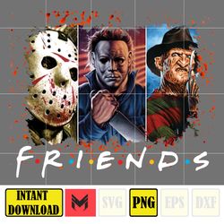 Horror Movies Characters PNG, Halloween Sublimation Designs Png, Horror Movies (25)