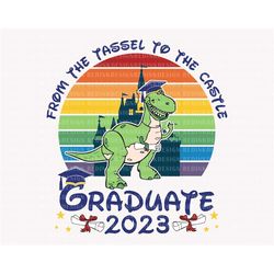 Graduate 2023 Tassel To Castle Svg, Graduate 2023 Svg, Graduate 2023 Dinosaur Svg, Class of 2023 Svg, Graduate Trip Svg,