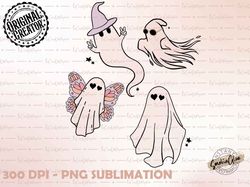 Ghost Png , Spooky Season Png , Halloween Sublimation Design , Retro Halloween Png , Fall Png , Spooky Png , Halloween P