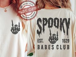 Spooky Babes Club Shirt Svg, Spooky Babes Svg, Spooky Season Svg, Spooky Svg, Halloween Shirt Svg, Spooky Shirt Svg, Hal