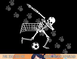 Dabbing Skeleton Soccer Humor Funny Halloween Gift Boys Men png, sublimation copy