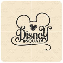 DisneySquad SVG, Magical and Fabulous SVG, Castle, Trip SVG, Customize Gift Svg, Vinyl Cut File, Svg, Pdf, Jpg, Png Prin