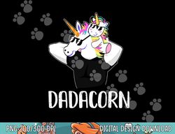 dadacorn unicorn dad and baby christmas  png,sublimation copy