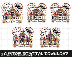 Custom Halloween Family Png, Mouse And Friends, Trick Or Treat, Spooky Vibes Png, Family Trip Png, Fall Png, Png File