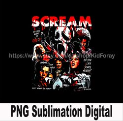 Scream Ghostface PNG, Horror Movie PNG, Lets Watch Scary Movie PNG