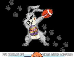 Bunny Dabbing Cute American Football Happy Easter png, sublimation copy