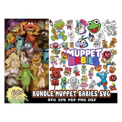 68 Bundle Muppet Babies Svg, Disney Svg, Muppet Svg