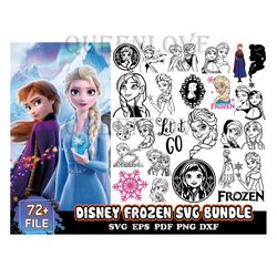 Disney Frozen Svg Bundle, Princess Svg, Disney Svg