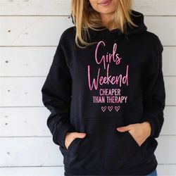 Girls Weekend Cheaper Than Therapy 2021 SVG Girls Trip Slumber Party Squad Sleepover Sublimation Print Weekend  Iron vin