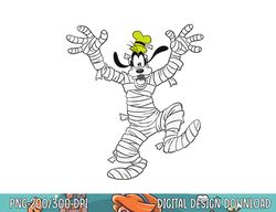 Disney Goofy in Mummy Costume Halloween png, sublimation copy